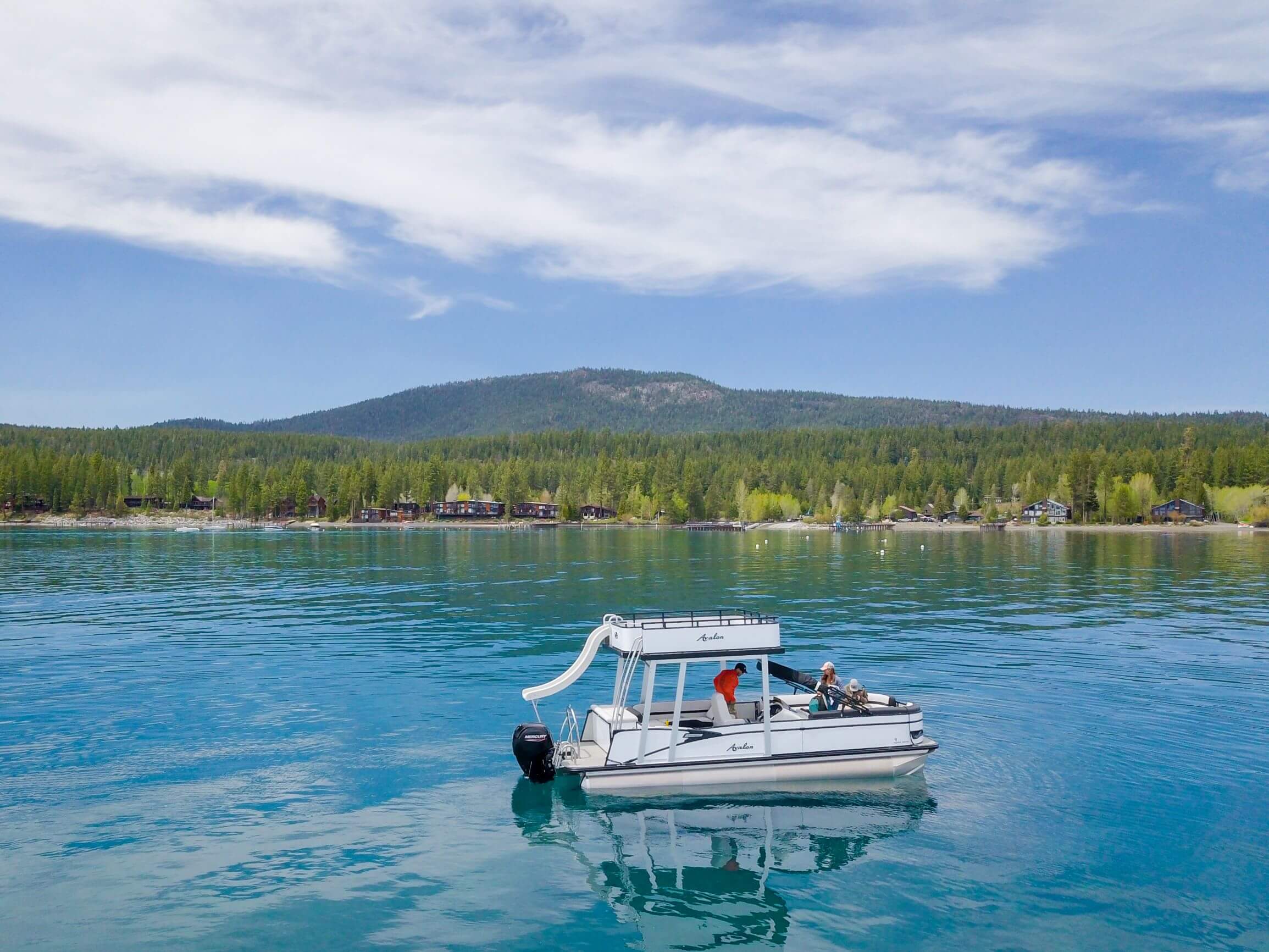lake tahoe pontoon boat rentals
