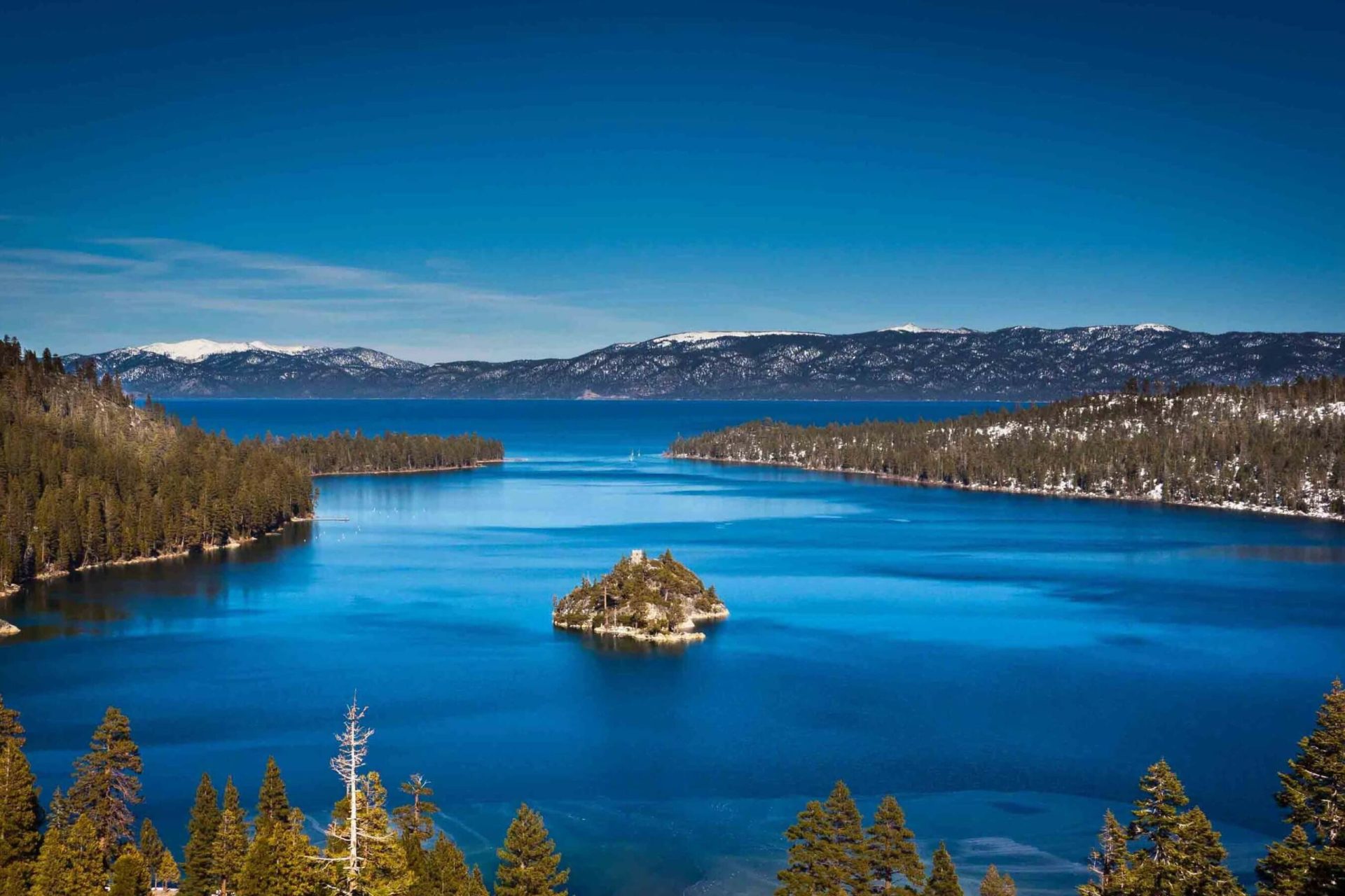 emerald bay aerial photo 