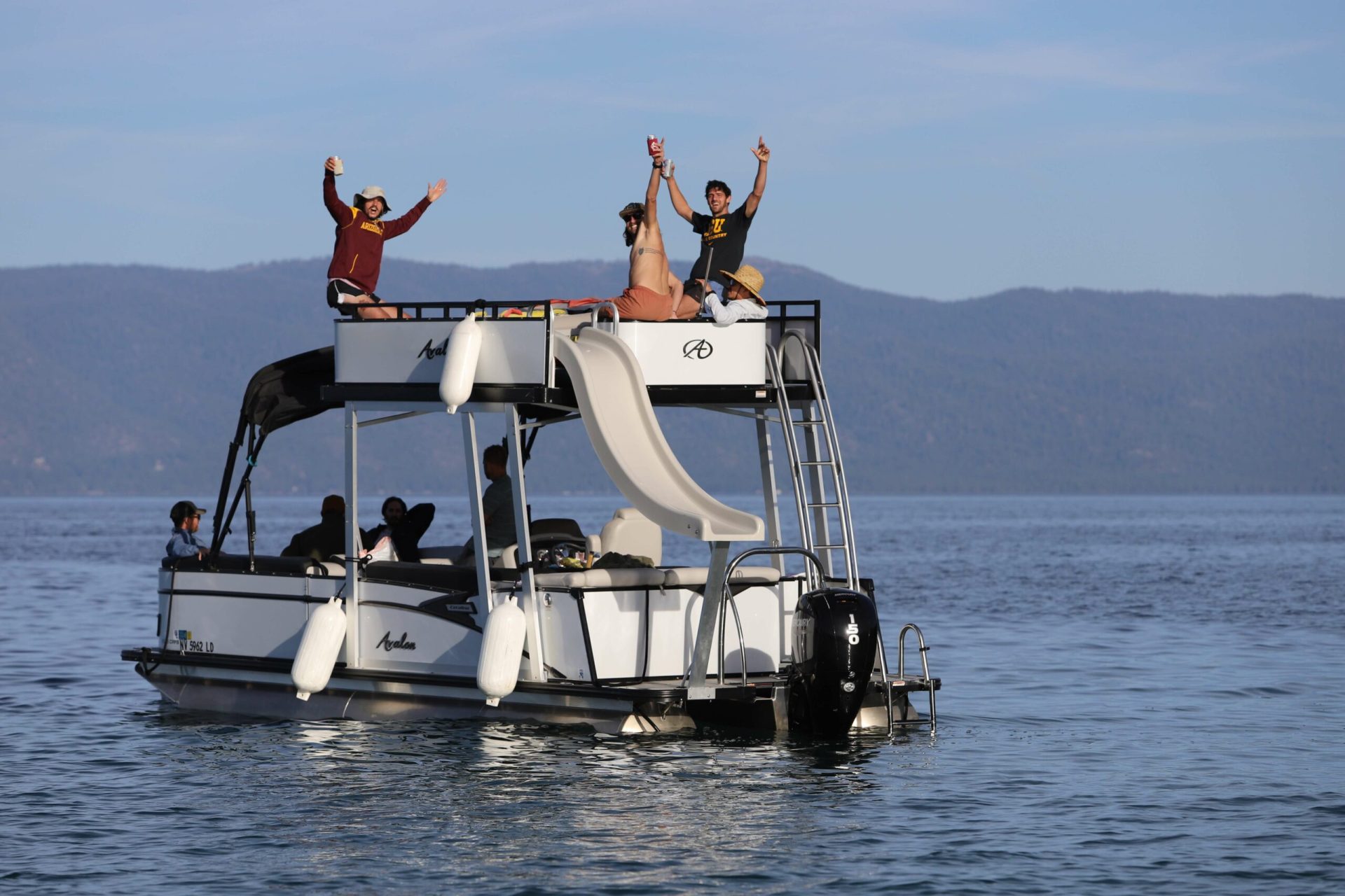 double decker lake tahoe boat rental